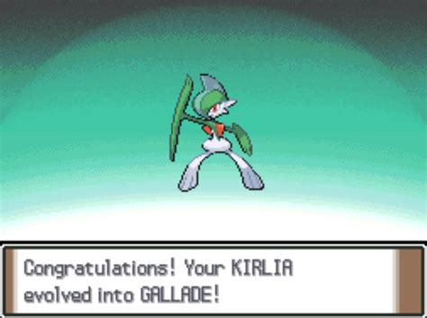 gallade moveset platinum.